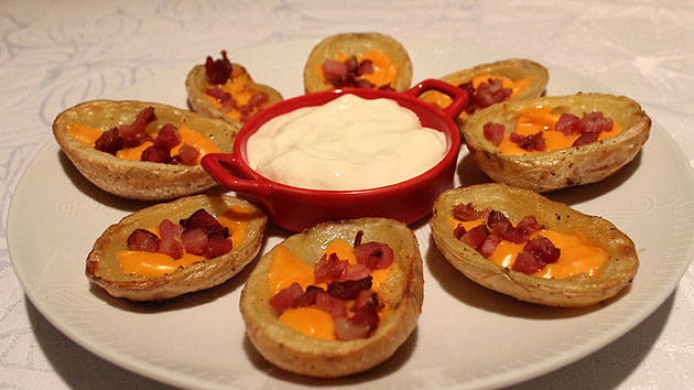 potato1 Potato Skins (Canoas de Batata)