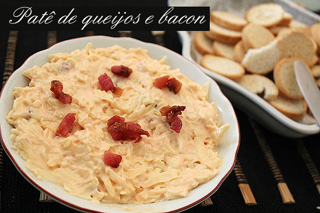 pate1 Patê de queijos e bacon