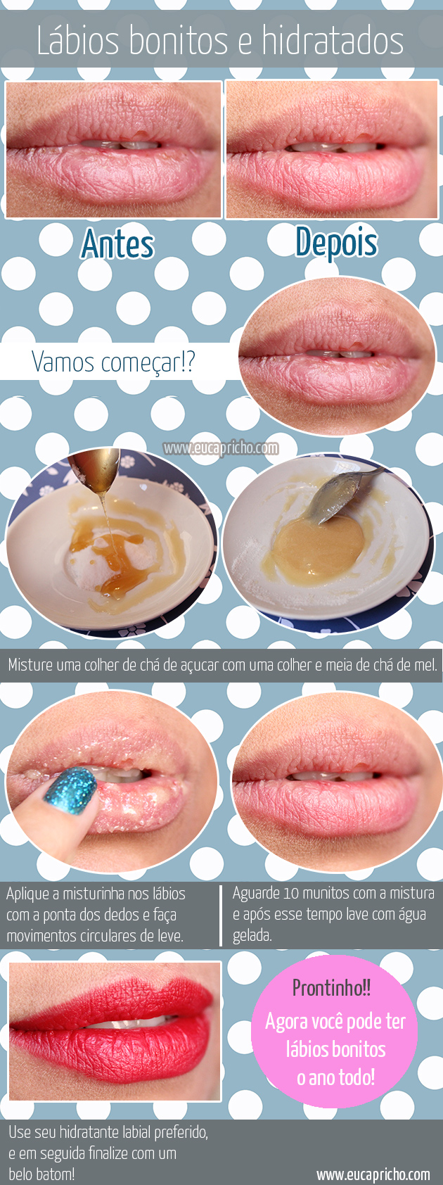 Esfoliante labial caseiro imagem labiosbonitos Esfoliante labial caseiro