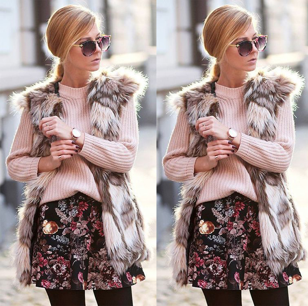 como usar colete de pelo fake no inverno, dicas de looks