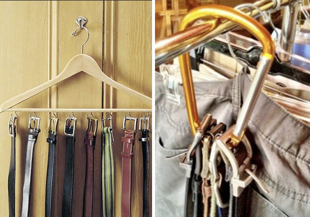 Se você tem muitos cintos e gosta de tudo arrumadinho, confira essas dicas: