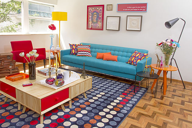 como usar tapete na decoração