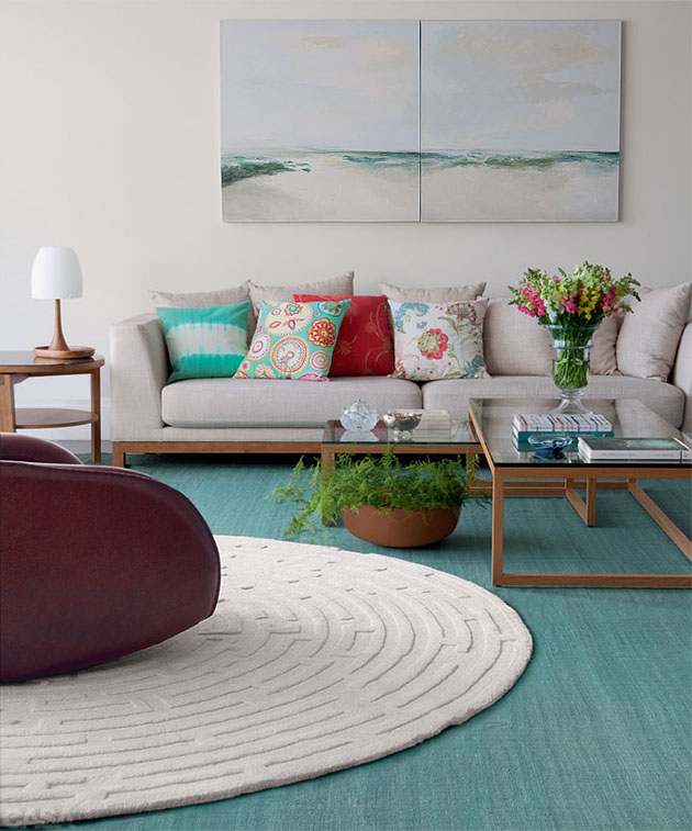 como usar tapete na decoração