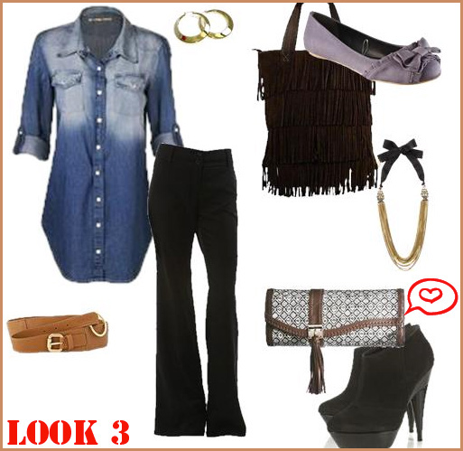 Sugestão de look com...camisa jeans imagem camisaj 3 Sugestão de look com...camisa jeans
