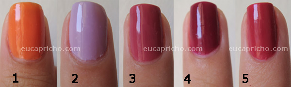 colorido2 Esmaltes da Semana   Vários