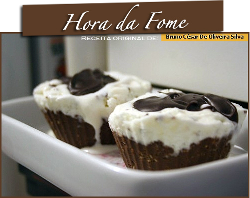 cupcakenutella Hora da Fome   CupCake Gelado de Nutella