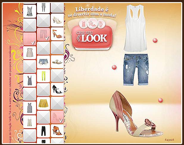 Monte seu look imagem dakota4 Monte seu look