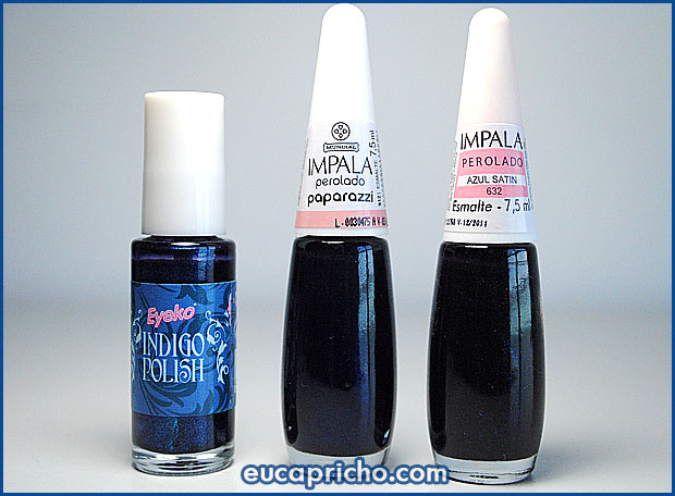 É igual ou não é? Indigo Polish Paparazzi e Azul Satin imagem eazul1 É igual ou não é? Indigo Polish Paparazzi e Azul Satin