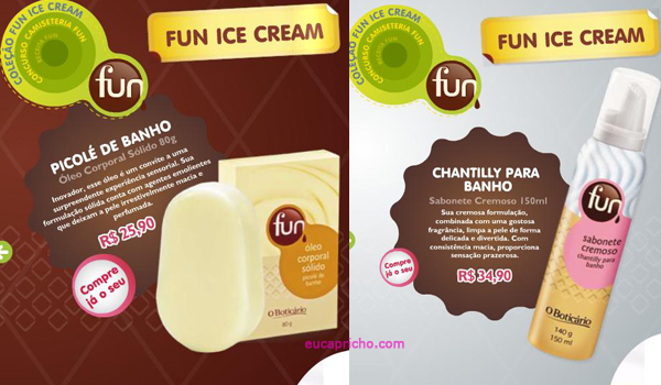 fun Da vontade de Comer   Linha Fun O Boticário