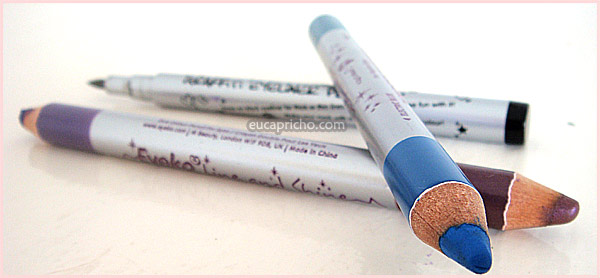 lapisy1 Testei   Eyeko Line & Shine Duo Colour Pencil  e Graffiti Eyeliner Pen