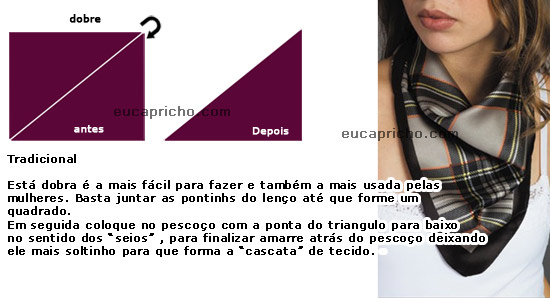 Ta na Moda Lenços Saiba como usar imagem lenco1 Ta na Moda Lenços Saiba como usar