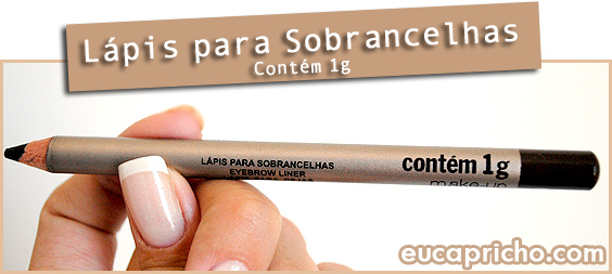 lsobrancelha1 Testei   Lápis para Sobrancelhas   Contém 1g