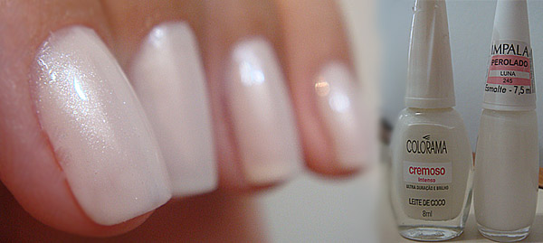 luna2 Esmalte da Semana   Leite de Coco + Luna