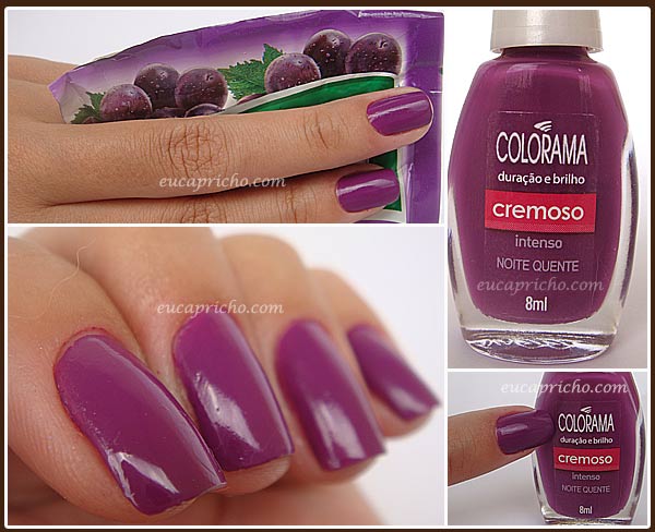 noiteq2 Esmalte da Semana   Noite Quente   Colorama