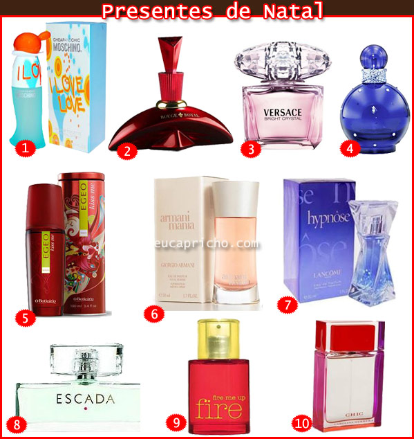 perfumenatal Presentes de Natal   Parte 2   Perfumes