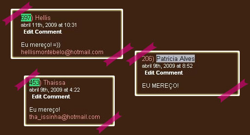 Resultado da Promoção Eu Capricho e Rishon imagem rishon3 Resultado da Promoção Eu Capricho e Rishon