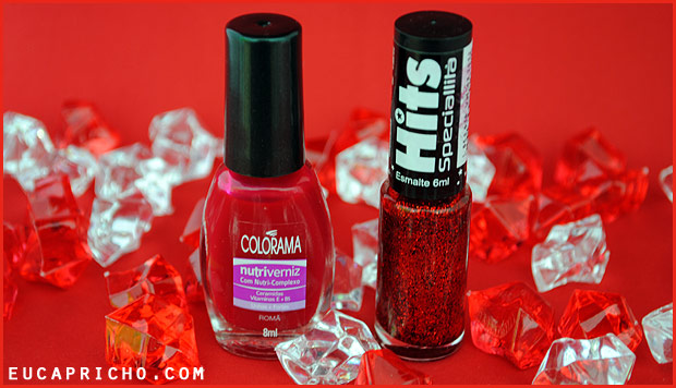roma1 Esmalte da Semana   Romã Colorama + 368 Glitter Hits