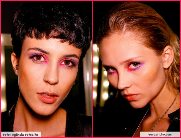 Maquiagem Pink e Lilás Erika Ikezili SPFW imagem rosaspfw1 Maquiagem Pink e Lilás Erika Ikezili SPFW