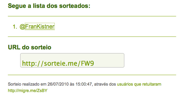 Recadinho Promoção imagem sorteie Recadinho Promoção