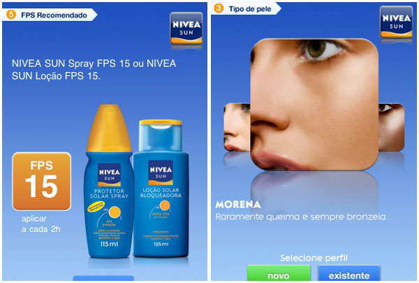 sun2 Nivea Sun com você em qualquer lugar   Aplicativo para Iphone/ Ipod