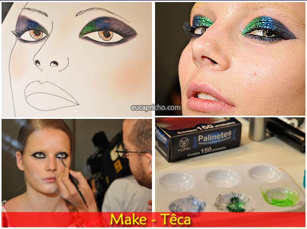 SPFW Se joga no brilho imagem teca SPFW Se joga no brilho