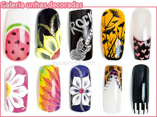 Galeria de unhas decoradas imagem unhadecorada10 Galeria de unhas decoradas
