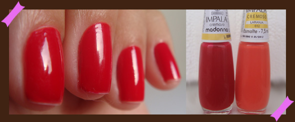 unhas56 Esmalte da Semana   Laranja + Madonna   Impala