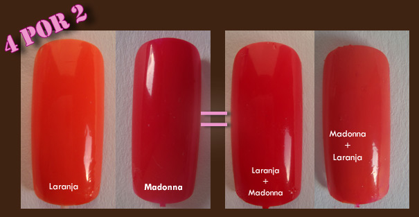 unhas58 Esmalte da Semana   Laranja + Madonna   Impala