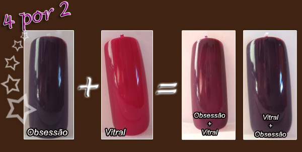 vitral3 Esmalte da Semana   Obsessão + Vitral   Risqué