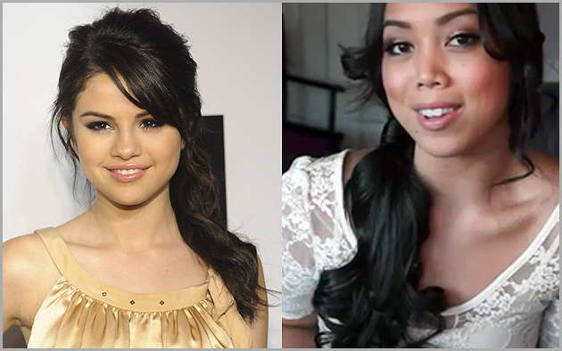 Rabo de cavalo lateral Selena Gomez imagem Selena Gomez Rabo de cavalo lateral Selena Gomez