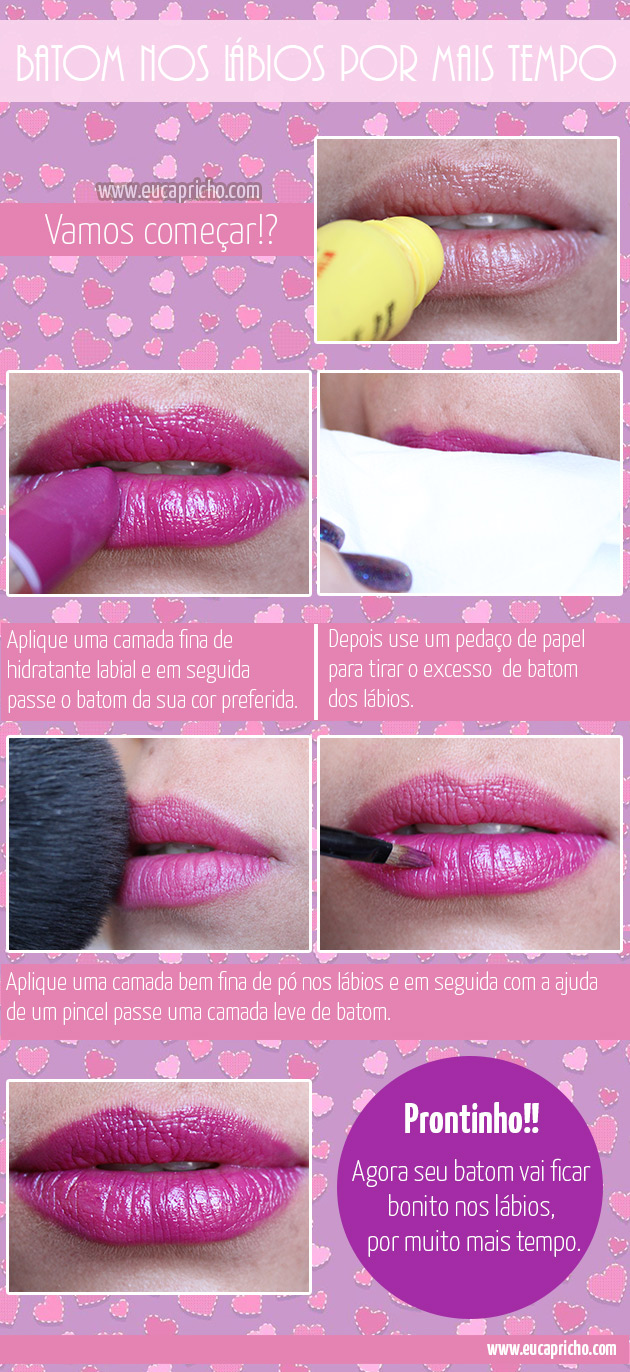 batomlabios(1) Batom nos lábios por mais tempo