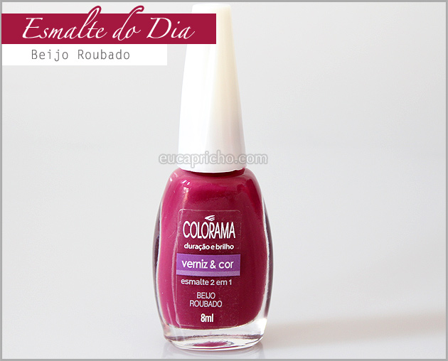 beijoroubado1 Esmalte do Dia   Beijo Roubado
