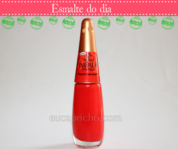 Esmalte do Dia Biquíni Vermelho Impala imagem biquinivermelho1 Esmalte do Dia Biquíni Vermelho Impala