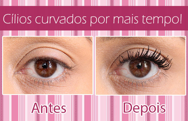 Cílios Curvados por mais tempo