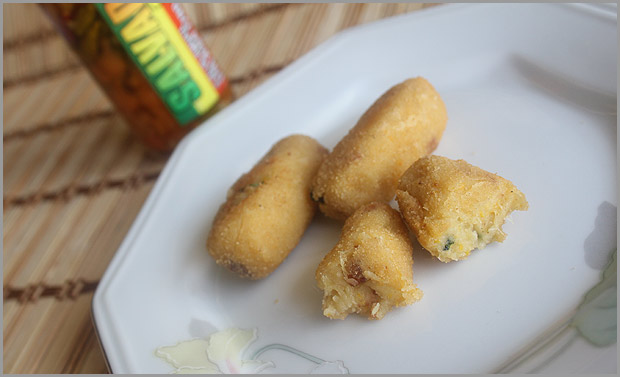 Hora da Fome Croquete de Milho imagem croquetedemilho1 Hora da Fome Croquete de Milho