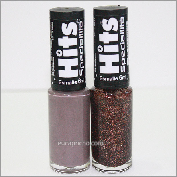 hits1 Esmalte da Semana   Hits 677 e 389 Glitter forte