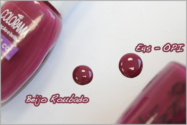 Beijo Roubado x E45 O.P.I imagem opi3 Beijo Roubado x E45 O.P.I