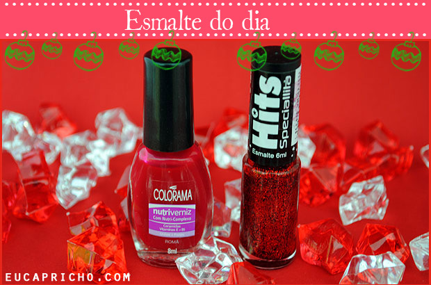 Esmalte do Dia Romã e 368 Glitter Hits imagem roma67 Esmalte do Dia Romã e 368 Glitter Hits