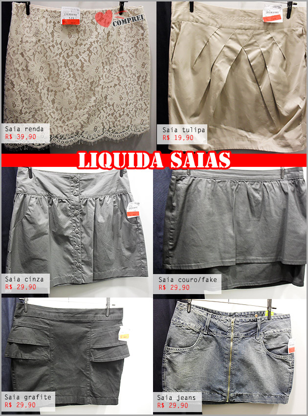 Liquida Saias! imagem saias Liquida Saias!