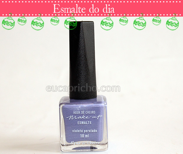 violeta1(1) Esmalte do Dia   Violeta Perolado