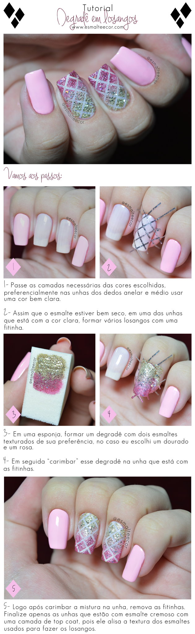 Unhas Decoradas Degradê nailart,unhadecorada,passoapasso,degrade