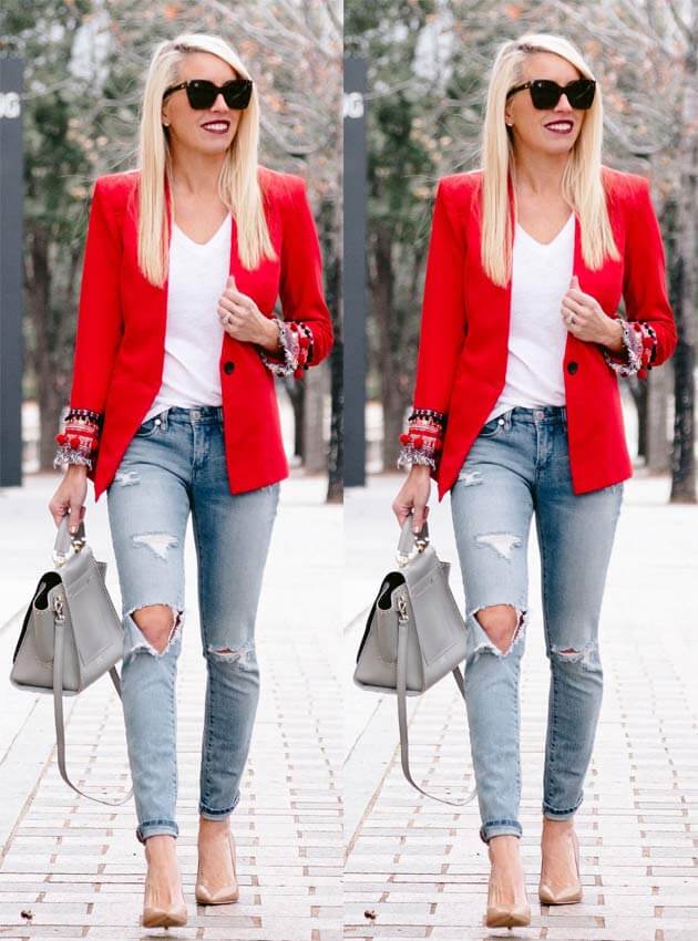 Look com blazer - como usar blazer preto looks com blazer blazer zara blazer rosa blazer vermelho blazer preto blazer branco