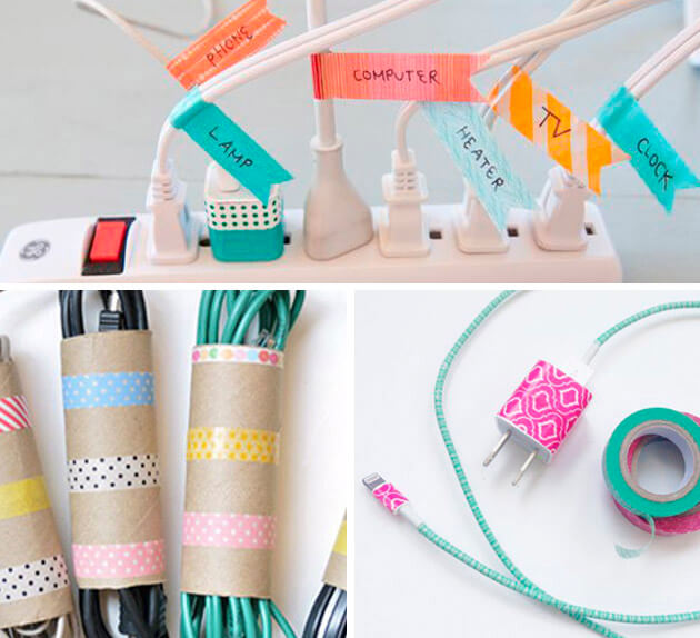 Diferentes formas de usar fita Washi Tape