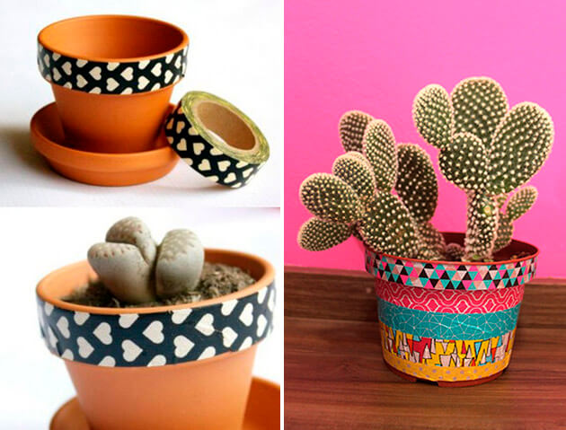 Diferentes formas de usar fita Washi Tape