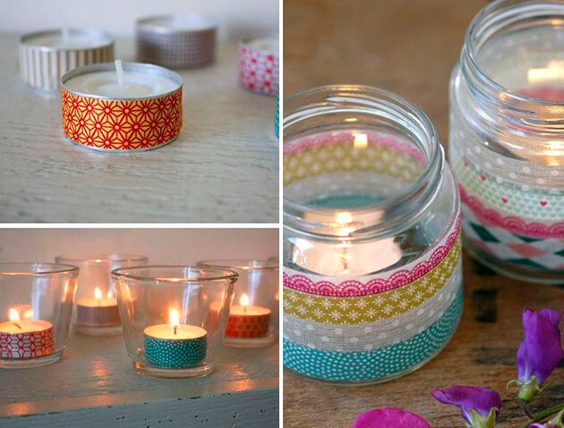 Diferentes formas de usar fita Washi Tape