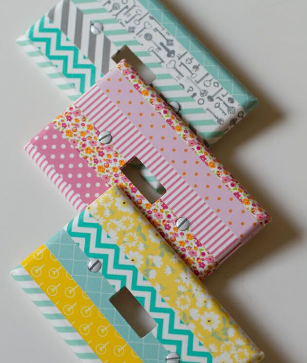 Diferentes formas de usar fita Washi Tape