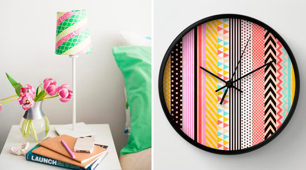 Diferentes formas de usar fita Washi Tape