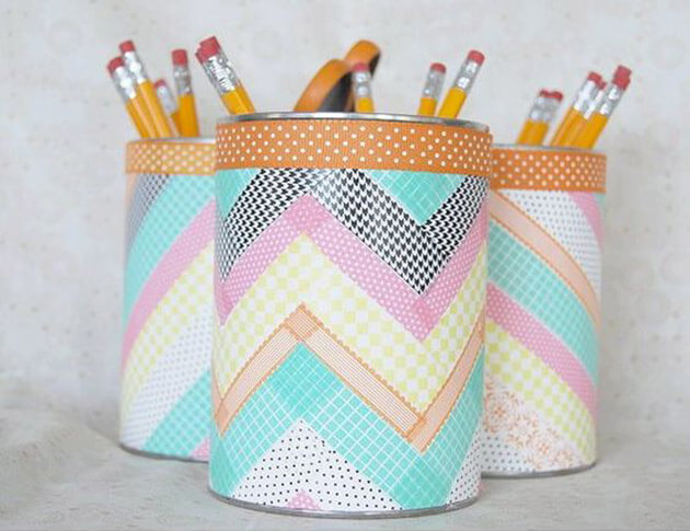 Diferentes formas de usar fita Washi Tape