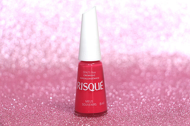 Esmalte Meus Souvernirs esmalte rosa risque