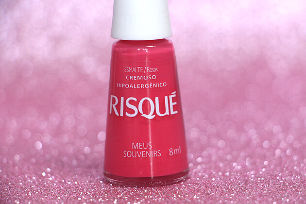 Esmalte Meus Souvernirs esmalte rosa risque